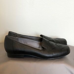 Black loafers